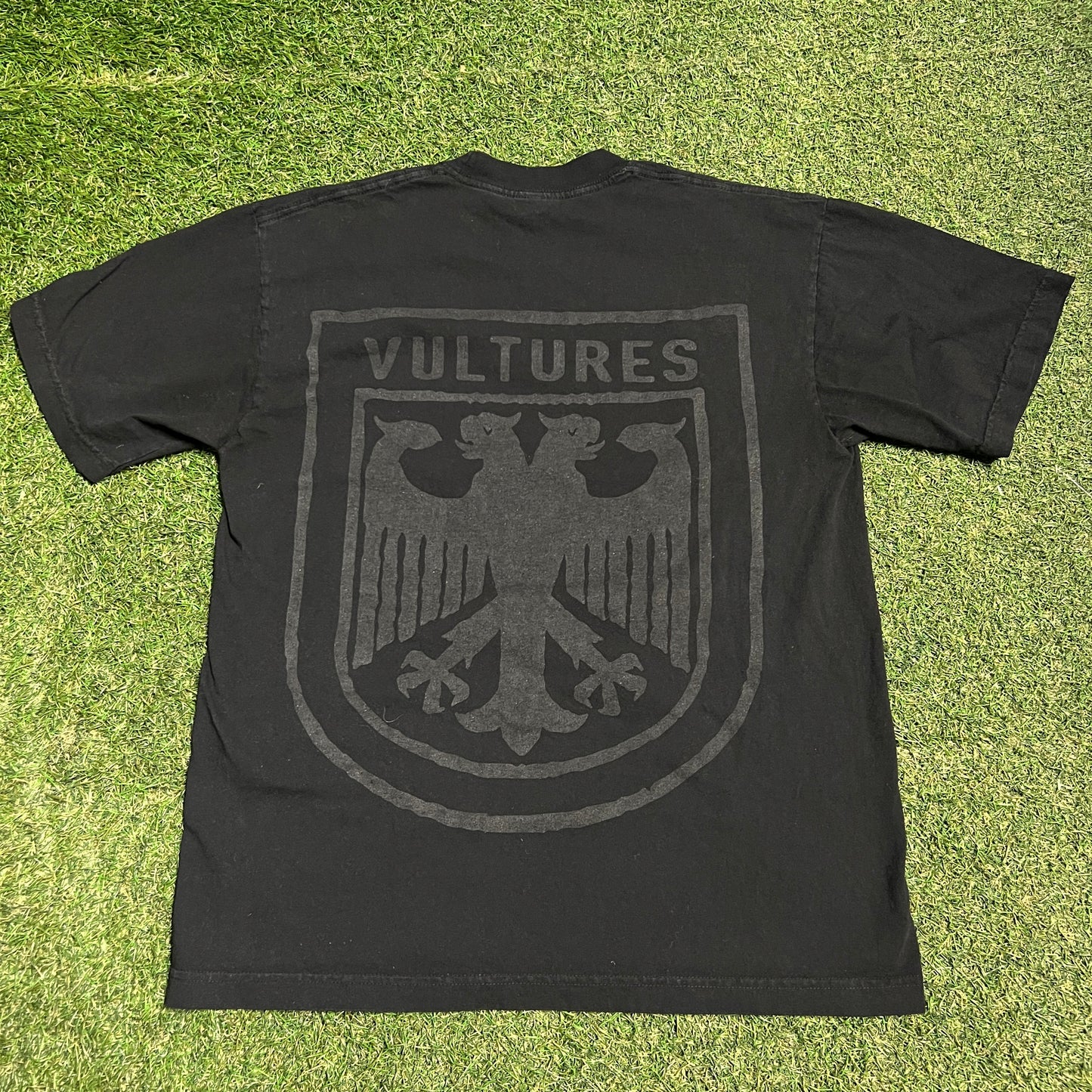 Kanye West Vultures Album Release Black Tee Size Medium USED x14005