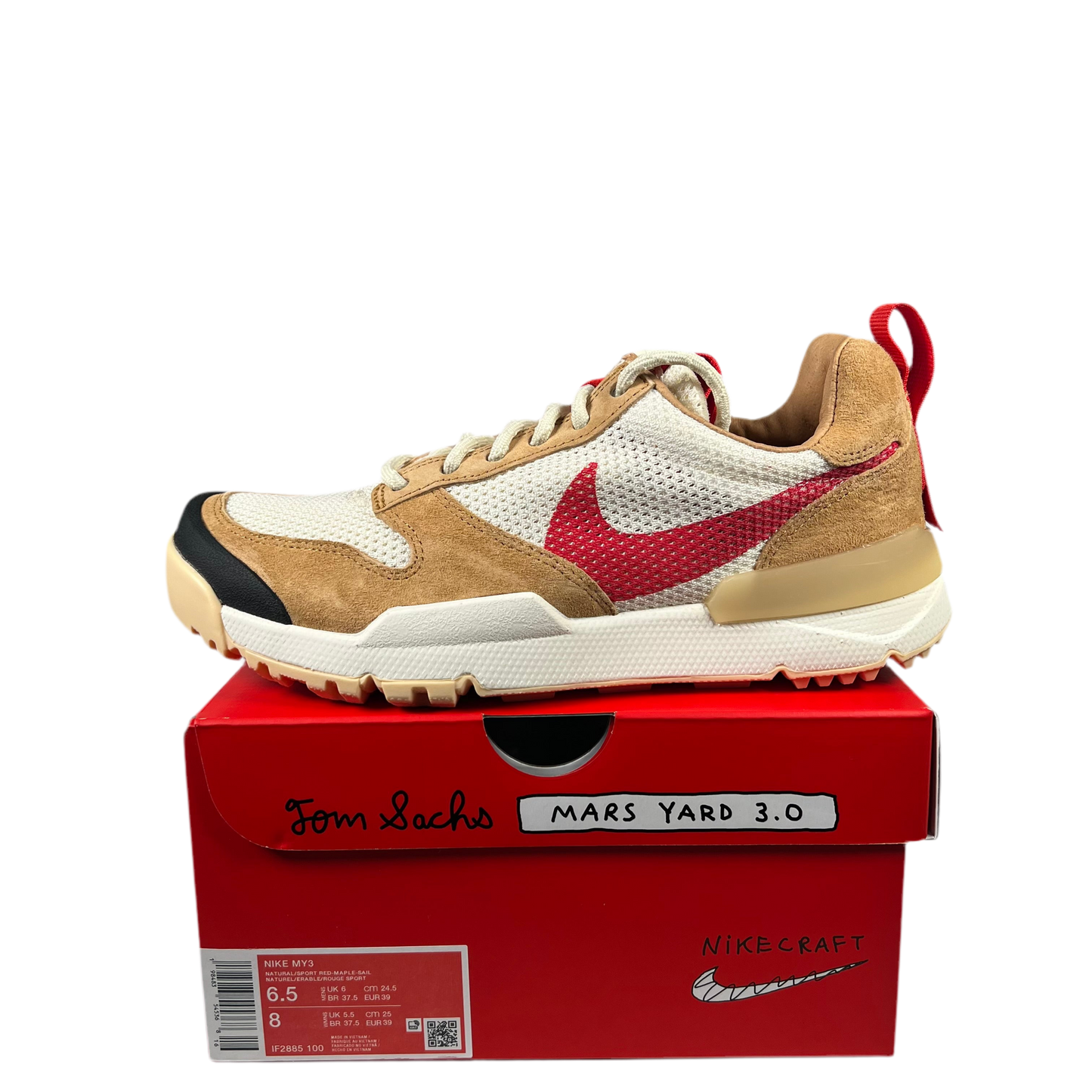 NikeCraft x Tom Sachs Mars Yard 3.0 Space Camp (2025) Size 6.5 NEW s18536