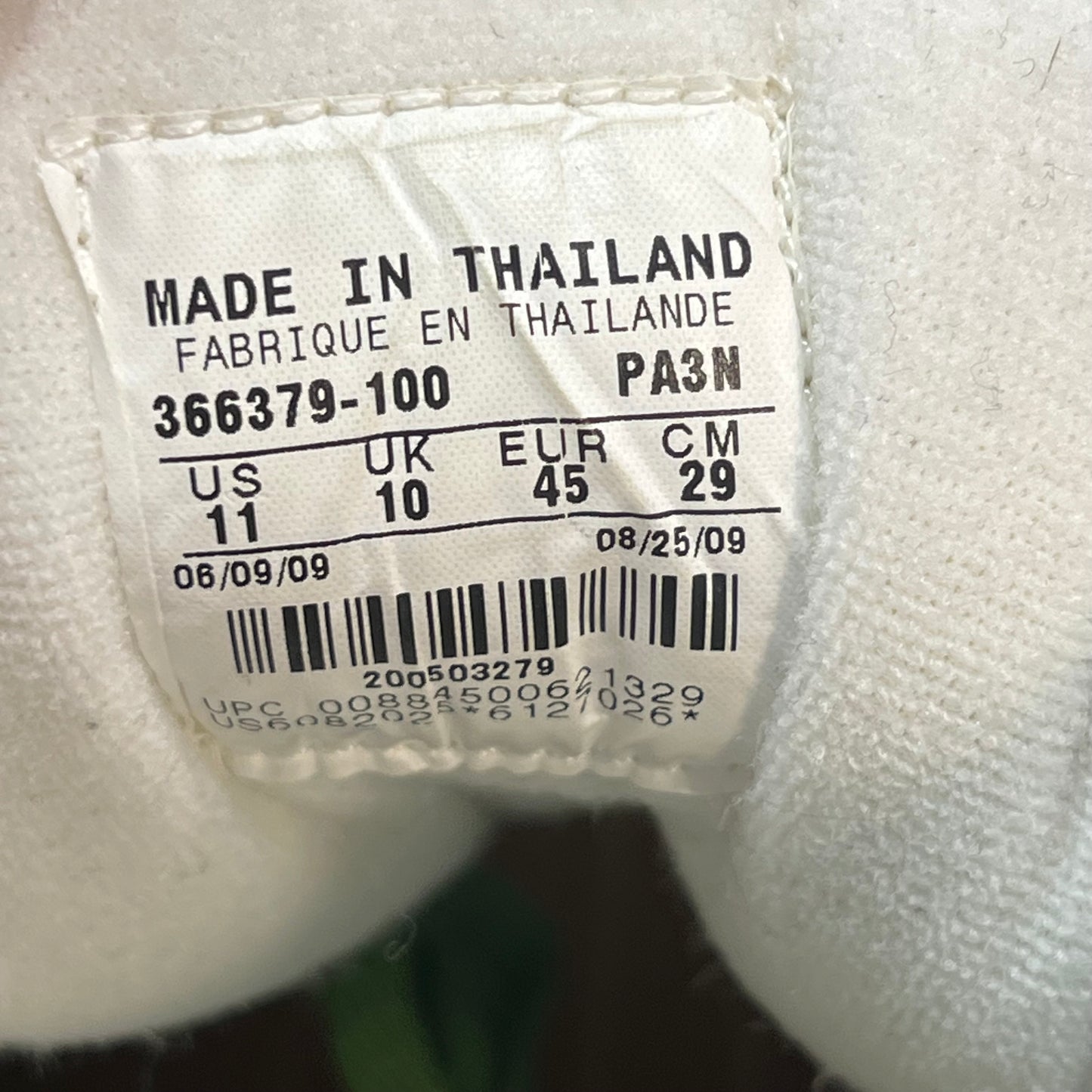 Nike Air Max 1 Patta Chlorophyll (2009) Size 11 USED s20733