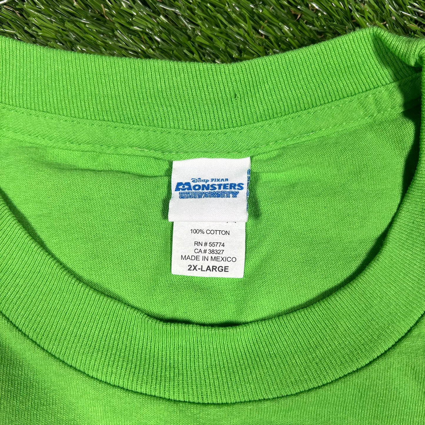 2013 Mike Wazowski Green Tee Size XXL USED v16777