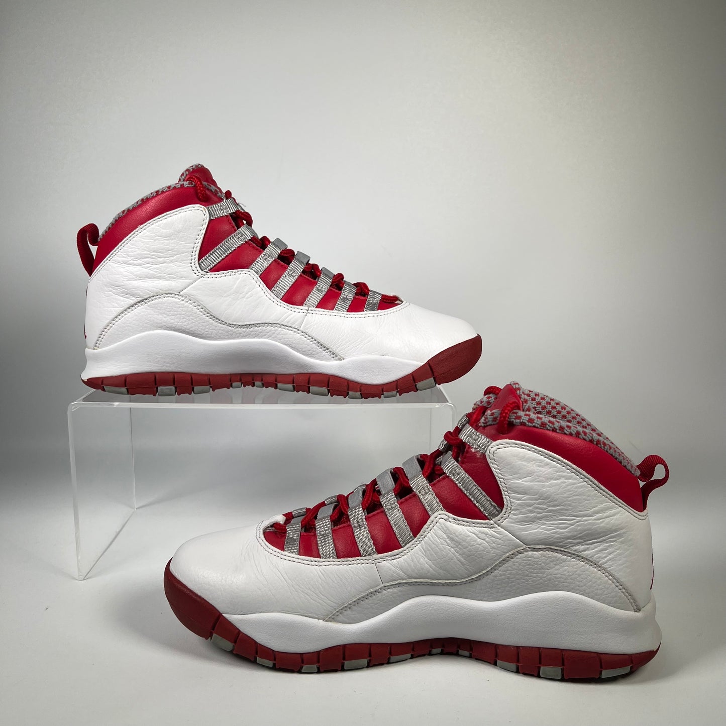 Jordan 10 Red Steel (2005) Size 8 USED s18390