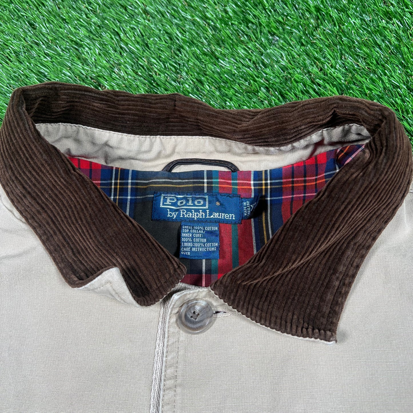 Ralph Lauren Polo Canvas Tan Barn Coat Size XL USED v18116