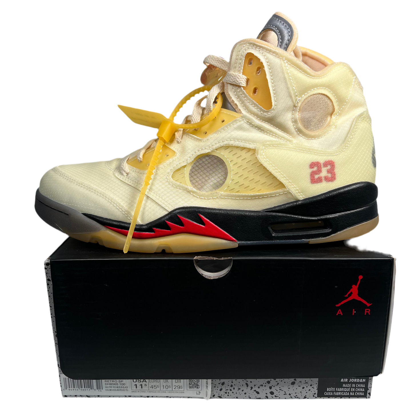 Jordan 5 Off White Sail (2020) Size 11.5 NEW s17652
