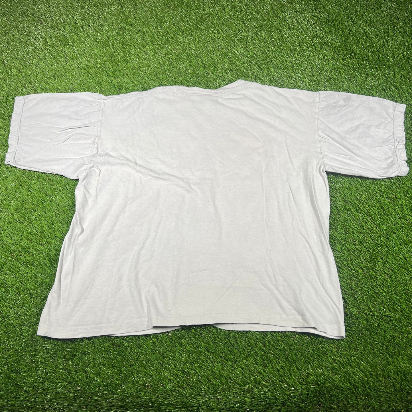 1990s Calvin and Hobbes Light Blue Quote Tee Size Large USED v16522
