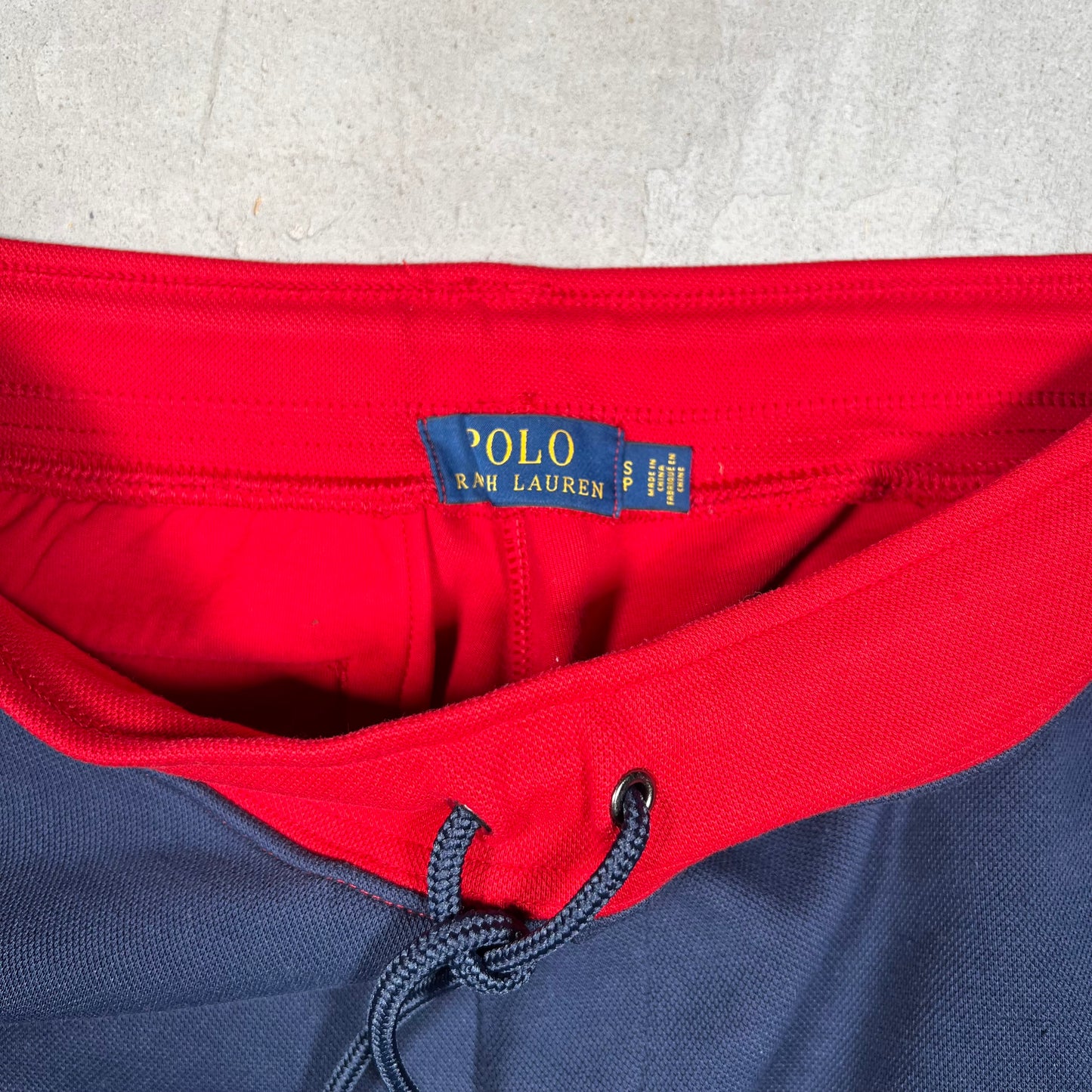 Polo Sport Ralph Lauren Navy/Red Track Pants Size Small USED v19035