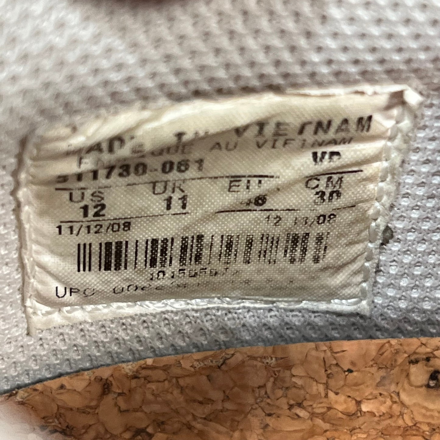 Nike Dunk Low Rojo Gris (2008) Size 12 USED s20912
