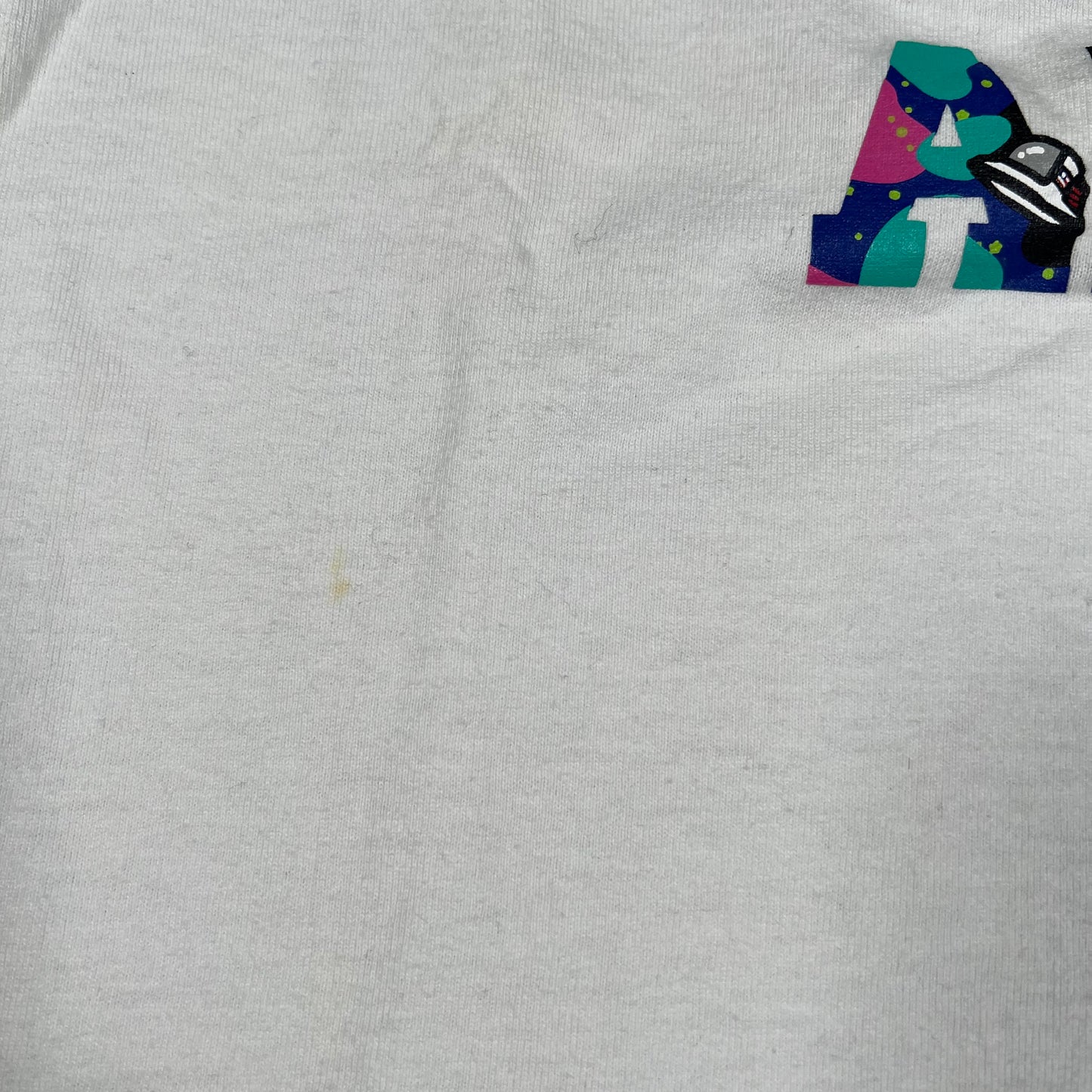 A Bathing Ape x Kid Cudi "Moon Man" White Tee Size XL USED x14501
