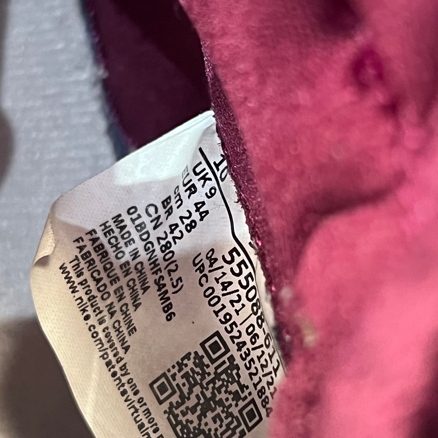 Jordan 1 Bordeaux Size 10 USED s17302