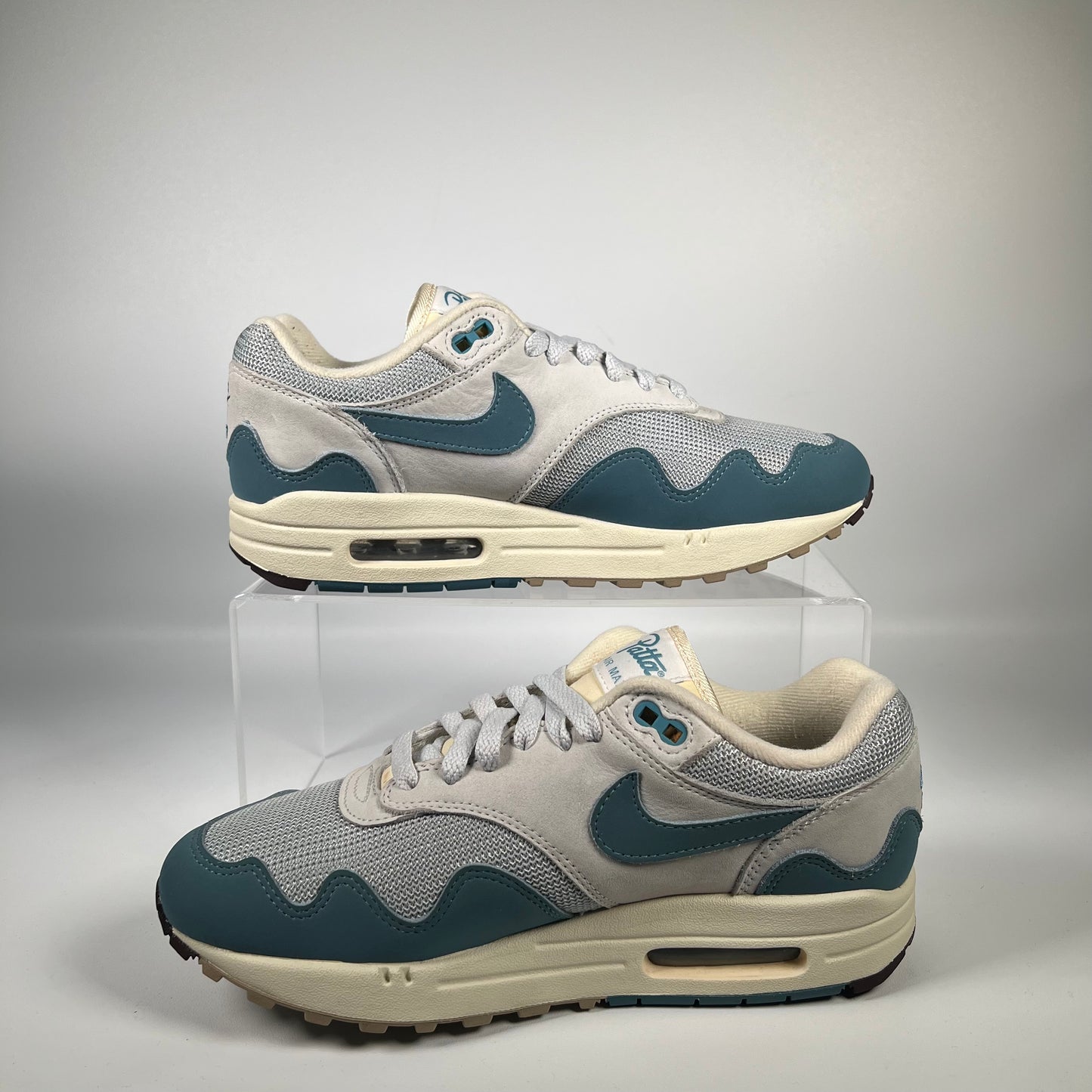 Nike Air Max 1 Patta Waves Noise Aqua (2021) Size 7 USED s18155
