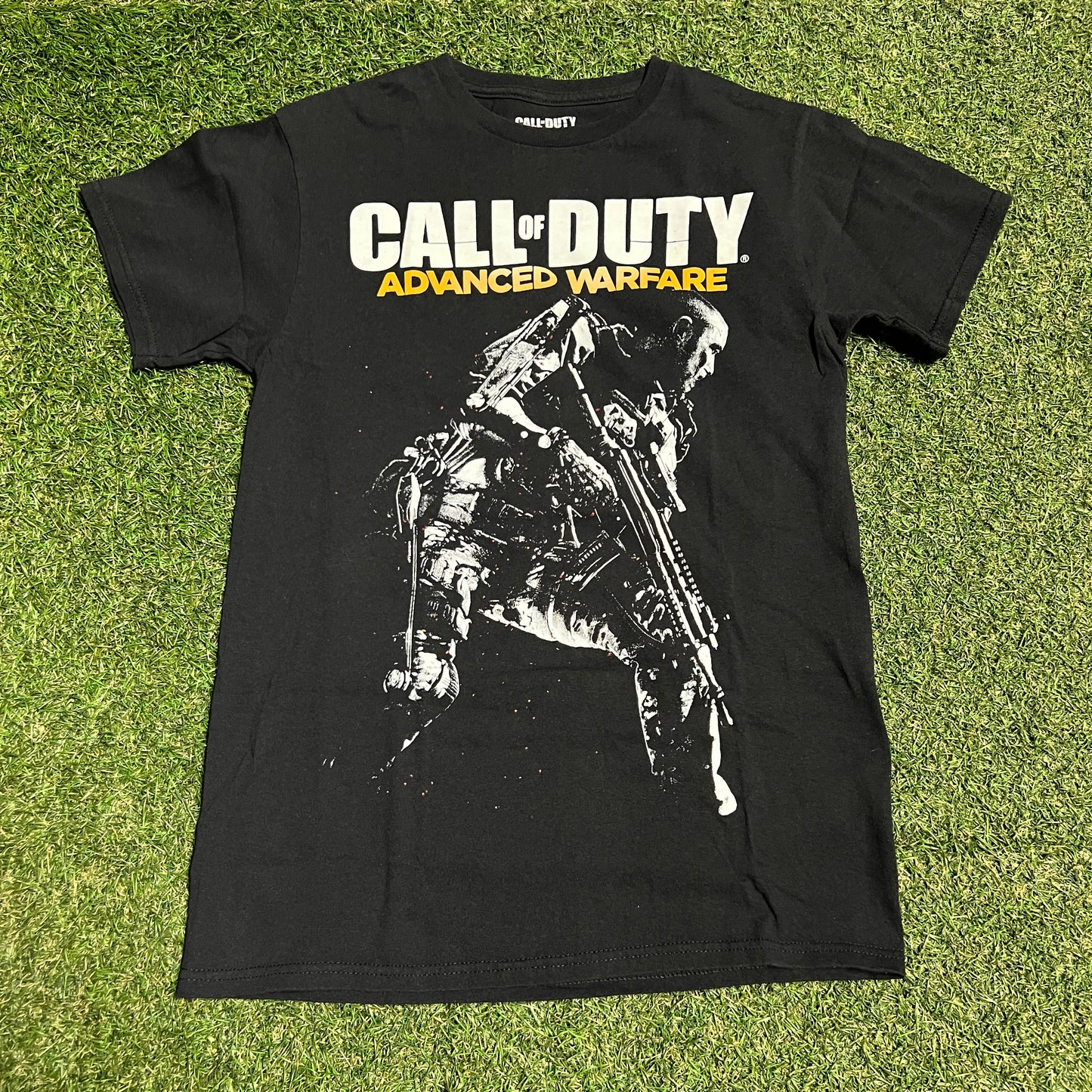 Call of Duty Advanced Warfare Black Tee Size Small USED v16424
