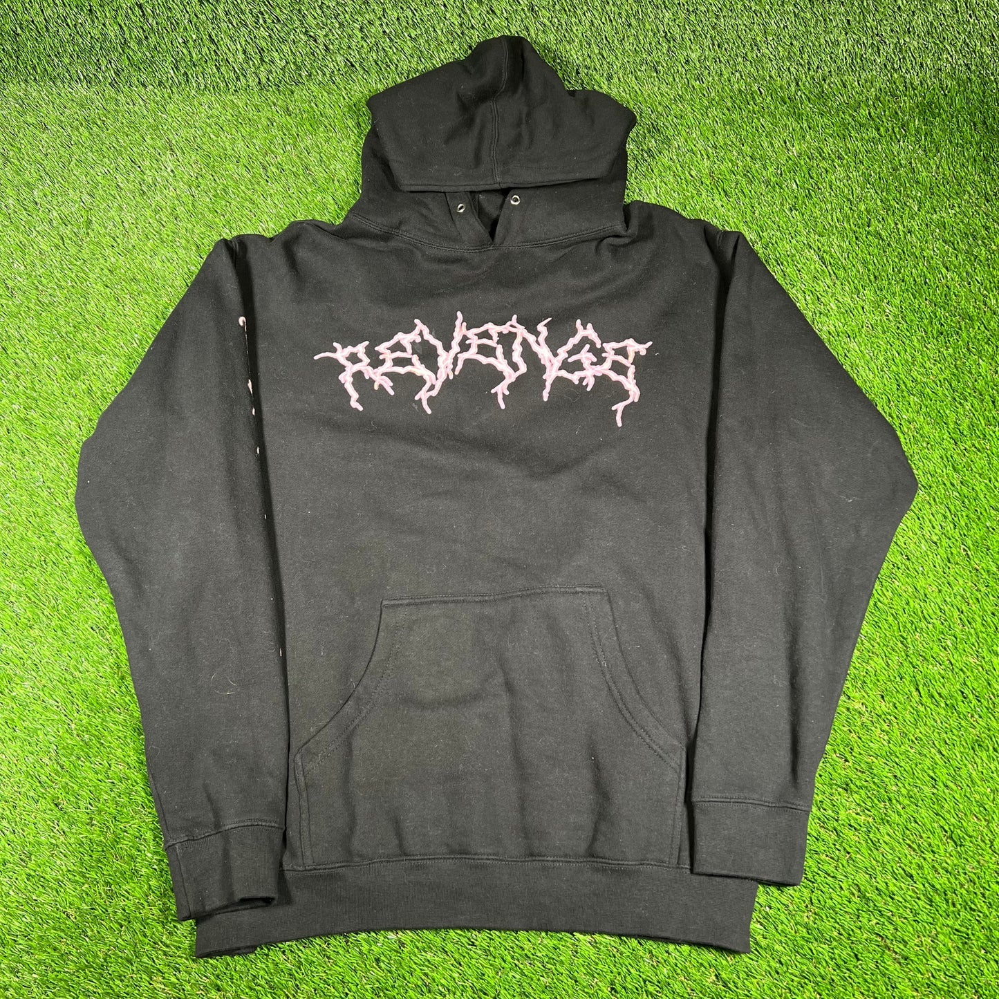 XXXtentacion Black Revenge Hoodie Size Large USED x14488