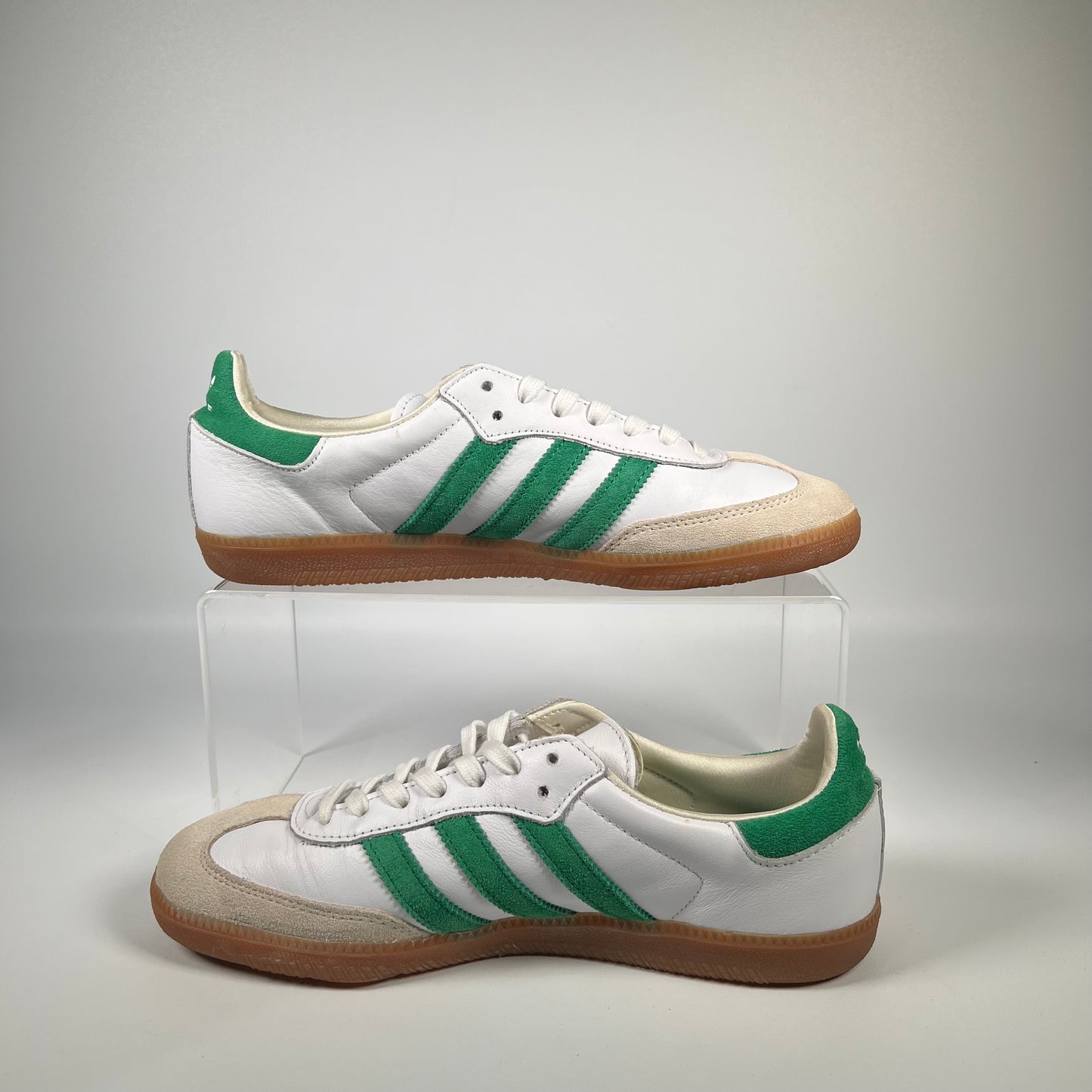 Adidas Samba Sporty & Rich White/Green (2022) Size 7 USED s18242