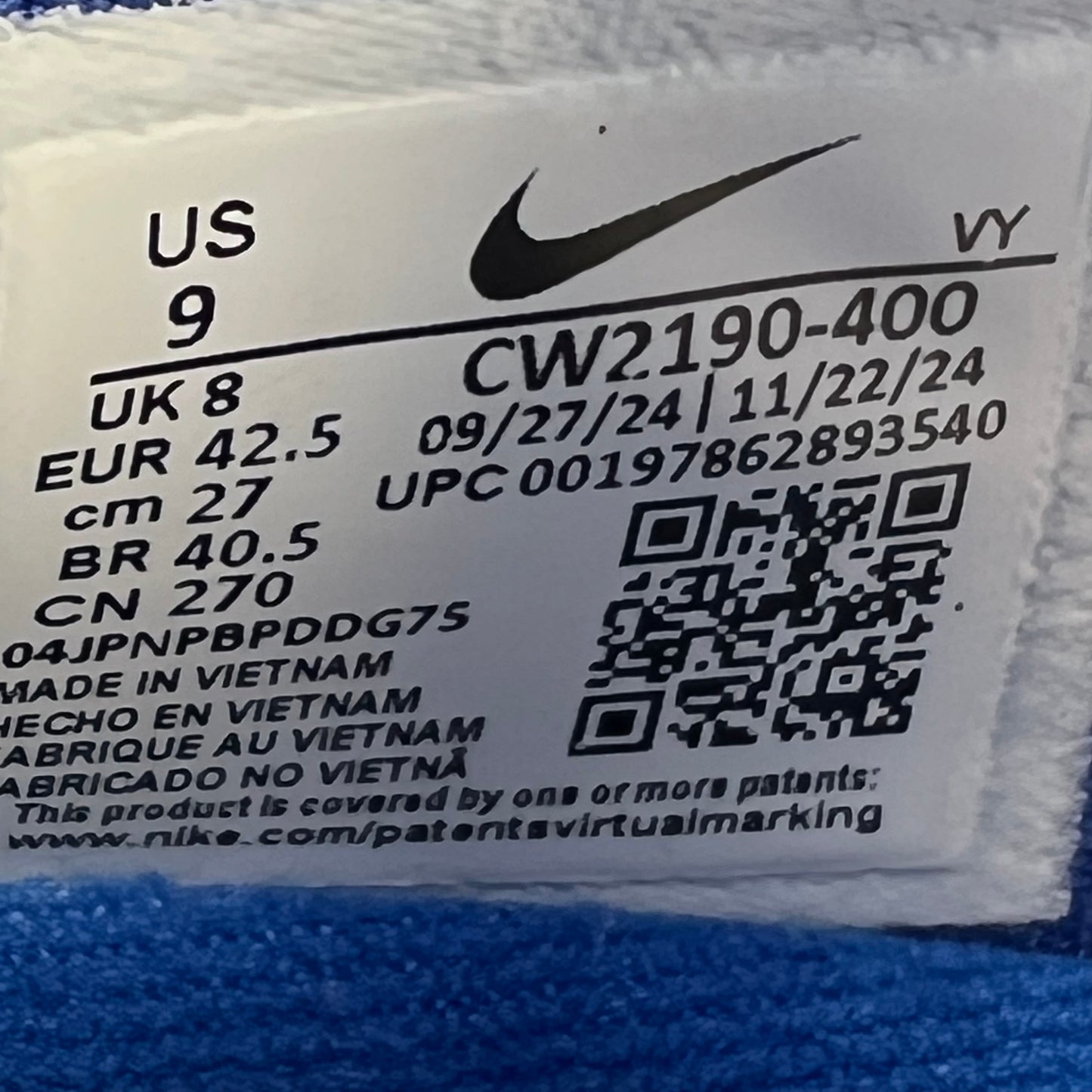 Kobe 6 Protro Dodgers (2025) Size 9 NEW s18489
