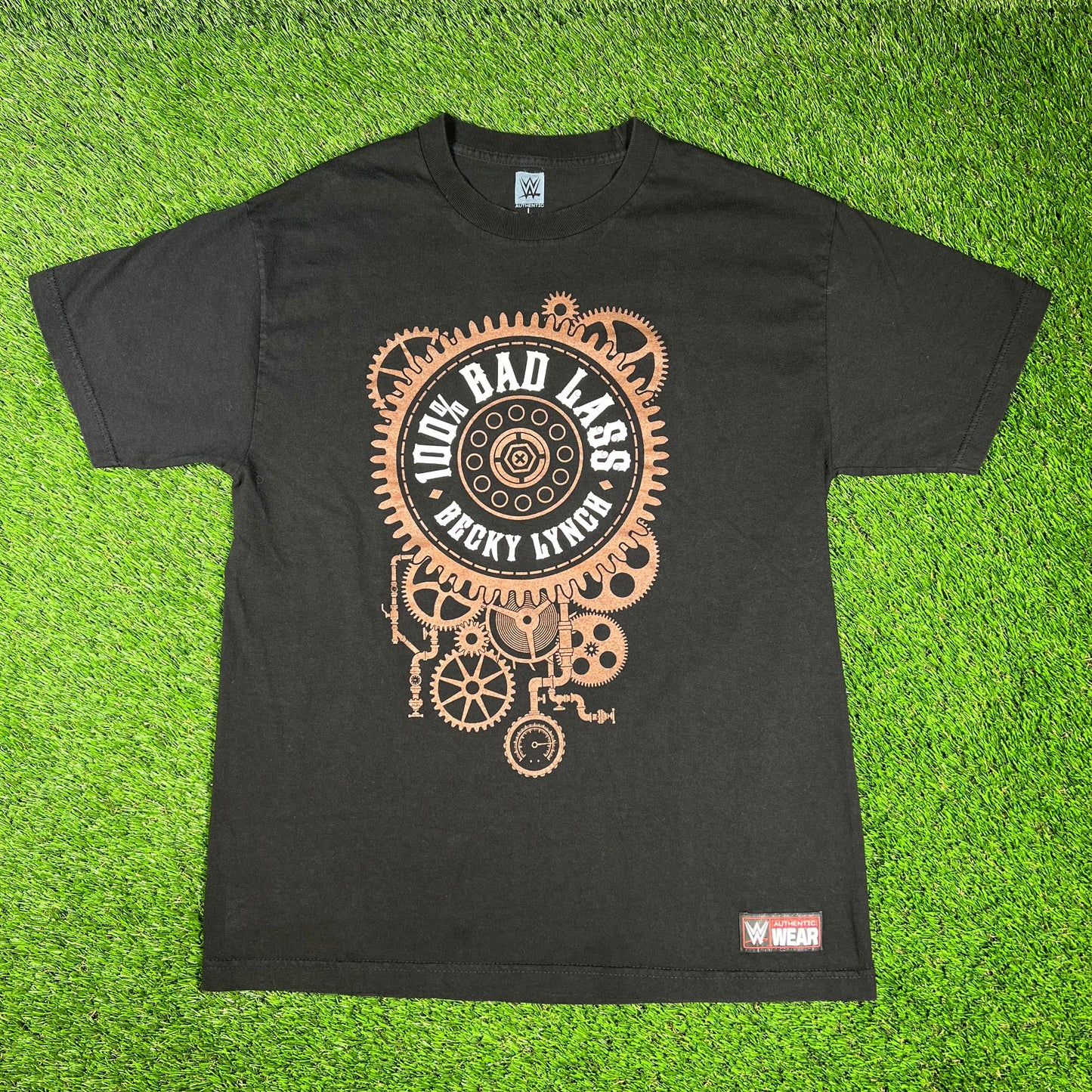Becky Lynch Black WWE Tee Size Large USED v16663