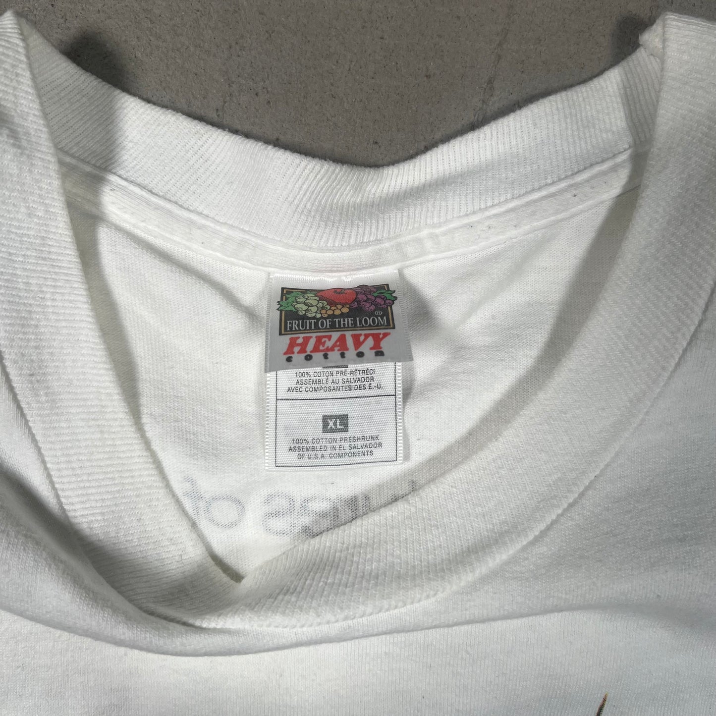 1990's Clockwork Orange Movie Promo White Tee Size XL USED v13779