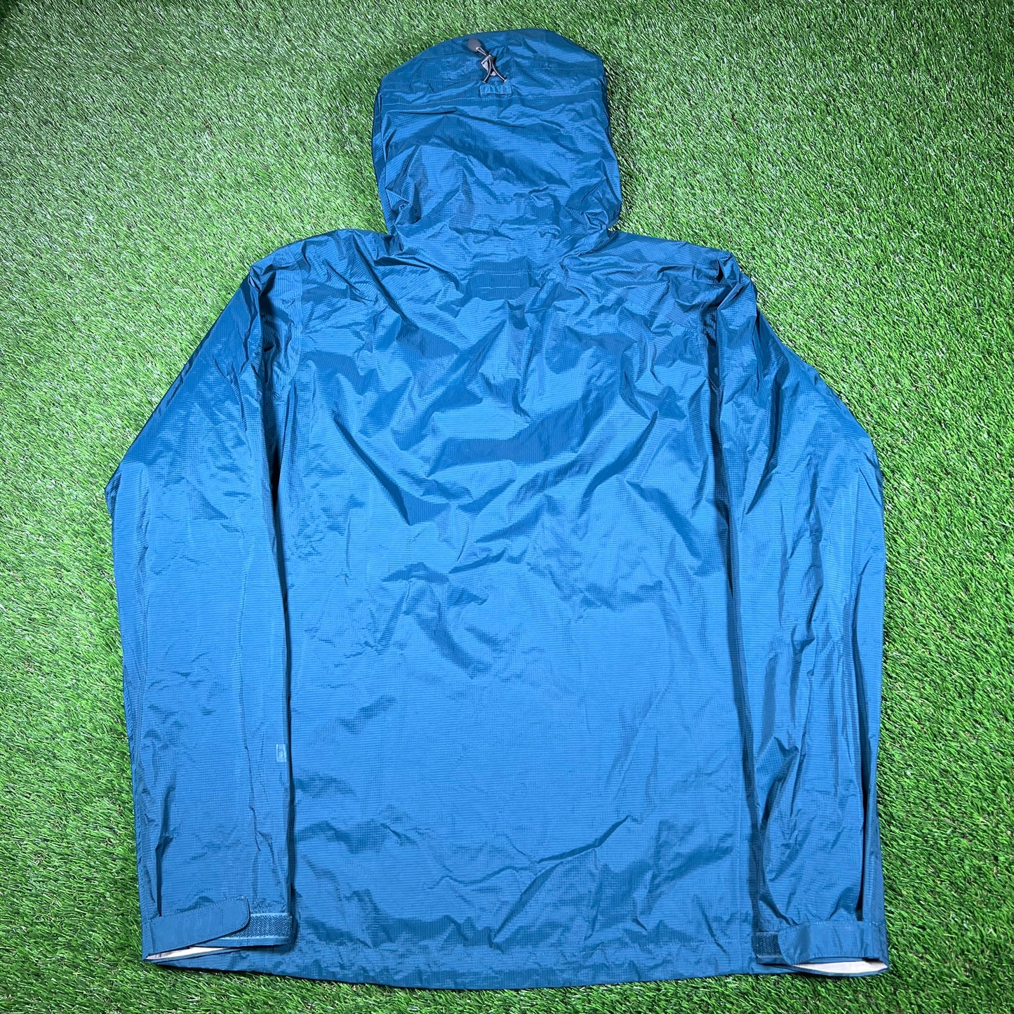 Patagonia Blue Nylon Rain Jacket Size XL USED v16887