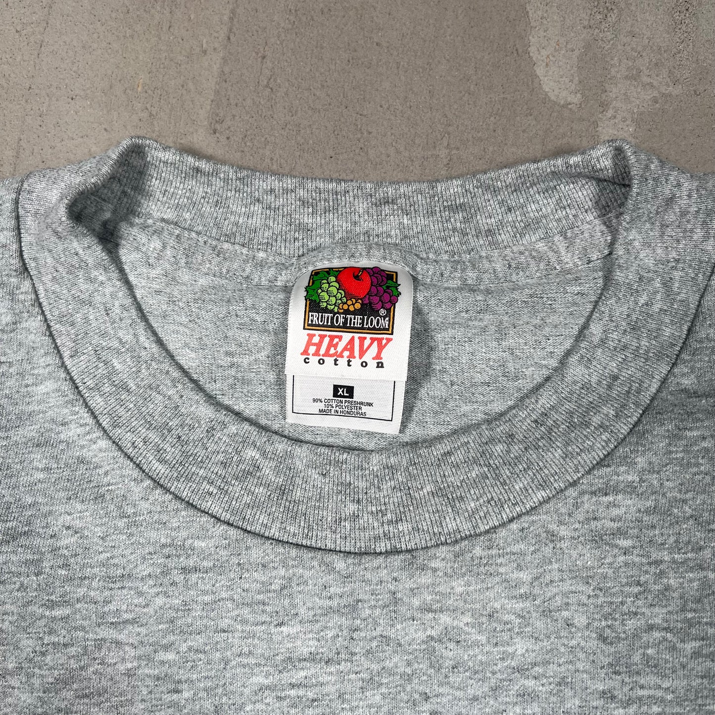 Y2K Rutgers University Crest Grey Tee Size XL USED v18895