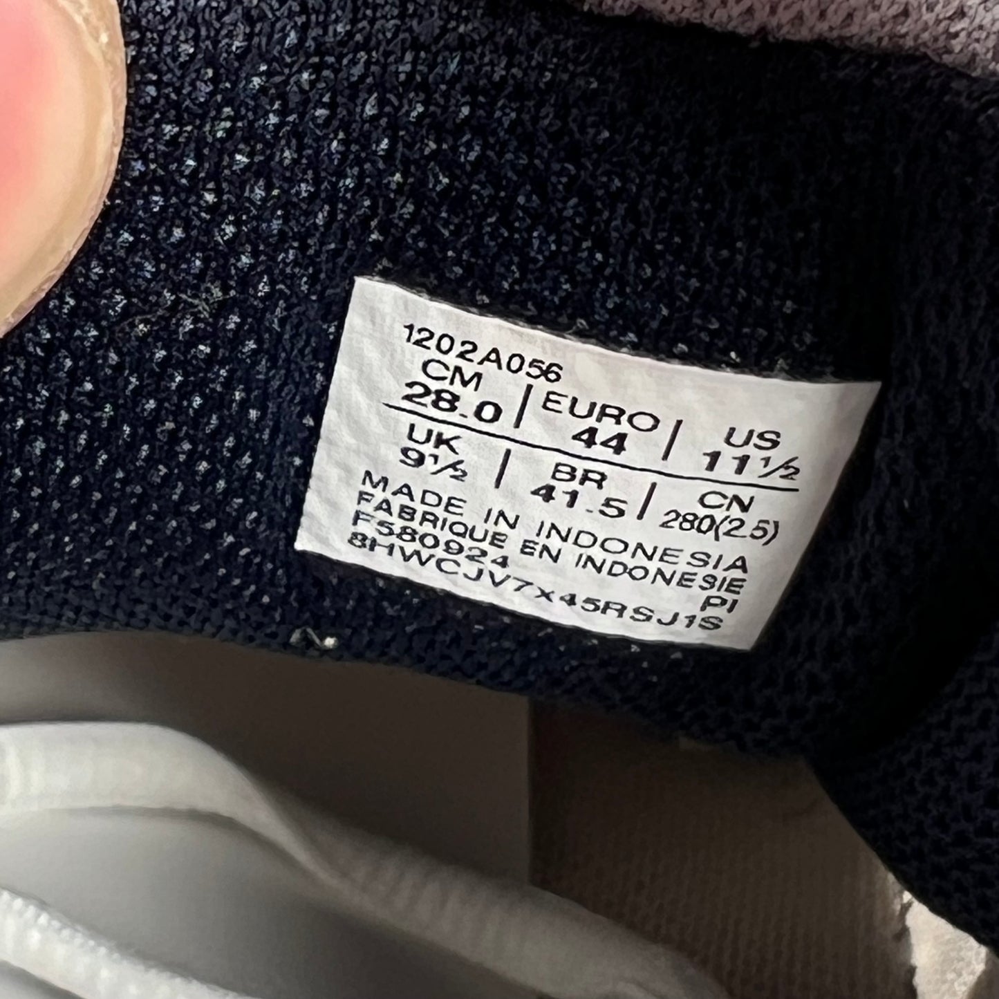 Asics Gel Kayano 14 White Midnight (2023) Size 10m / 11.5w USED s19569