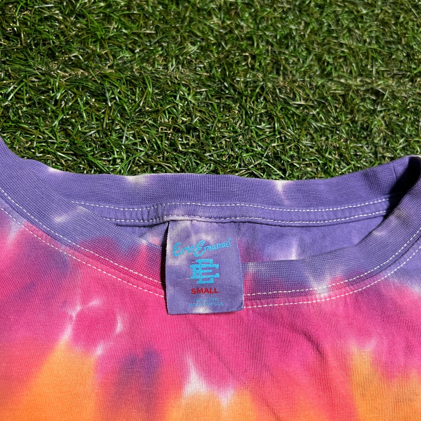 Eric Emanuel x Yankees Tie Dye Tee Size Small USED x14178