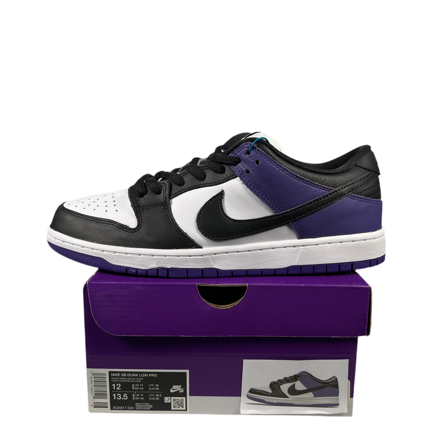 Nike SB Dunk Low Court Purple (2024) Size 12 NEW s18826