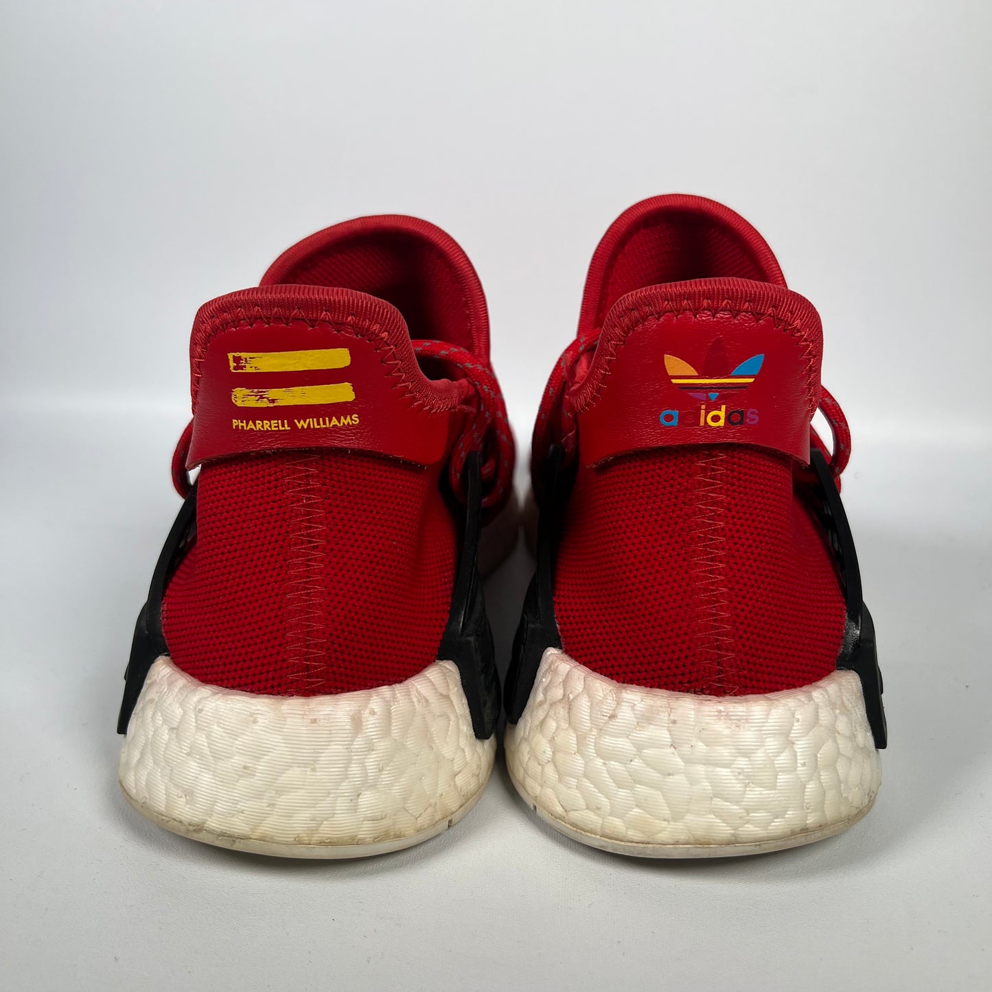 Adidas Pharrell Human Race Red (2016) Size 7.5 USED s6247