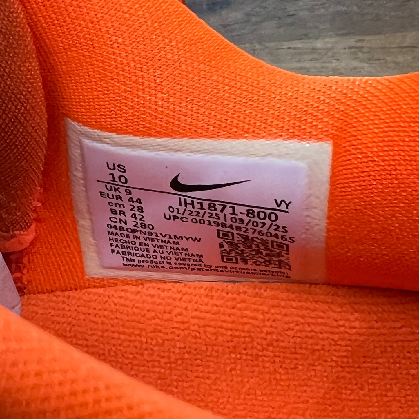 Nike Kobe 6 Total Orange Size 10 NEW s17507