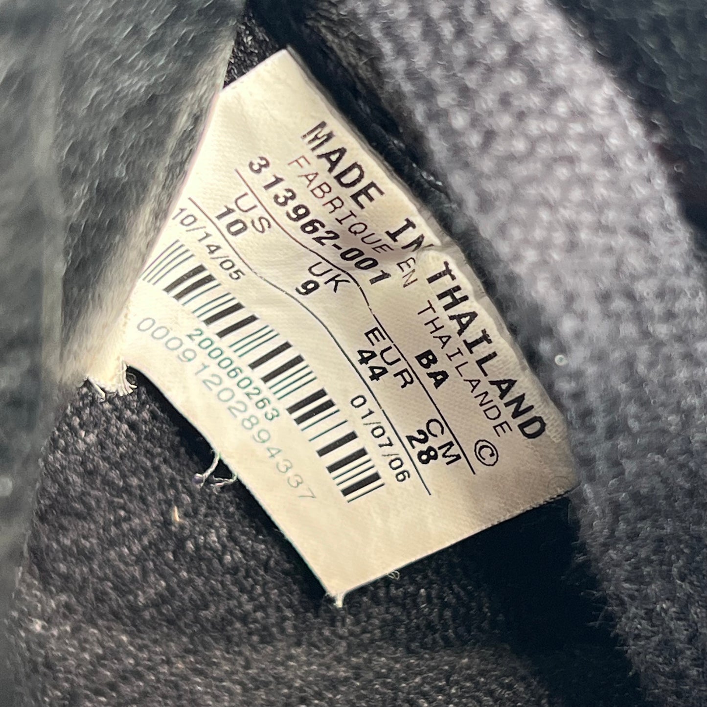 Nike SB Blazer Supreme Black 2005 Size 10 USED s11151