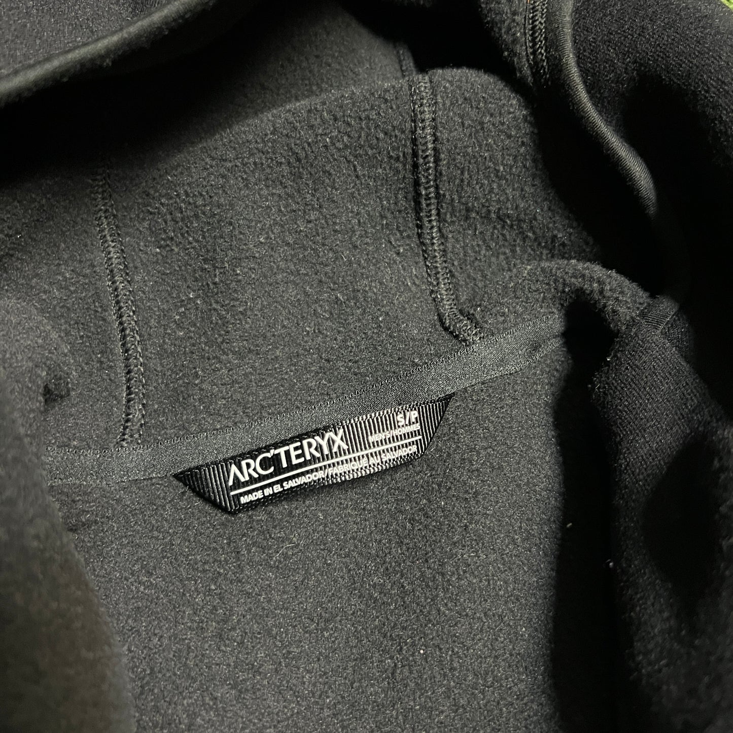 Arc'teryx Black Full Zip Hoodie Size Small USED x14190