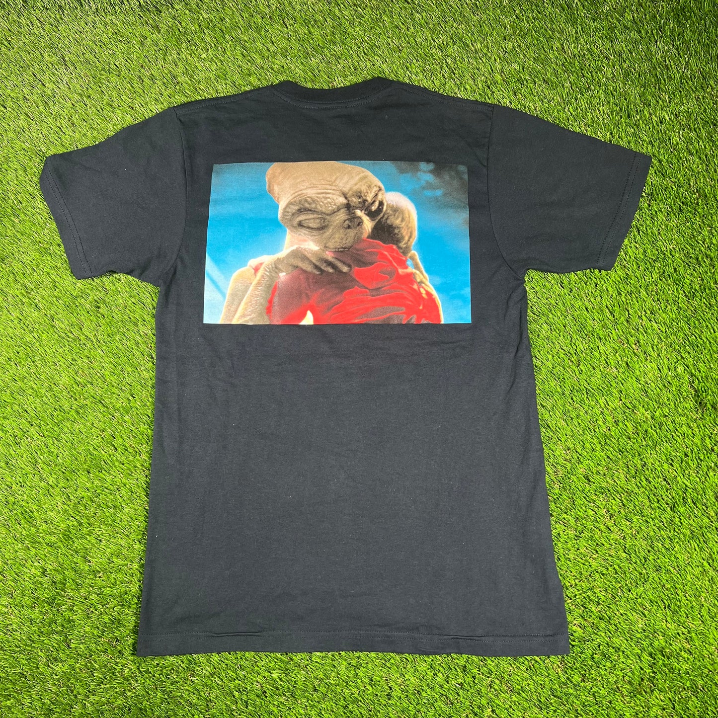 2015 Supreme ET Navy Tee Size Medium USED x14565