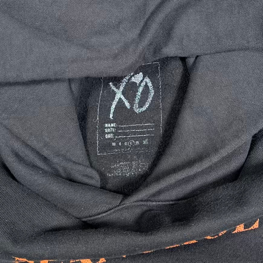The Weeknd Five Year Anniversary Black Hoodie Size Large USED x18798
