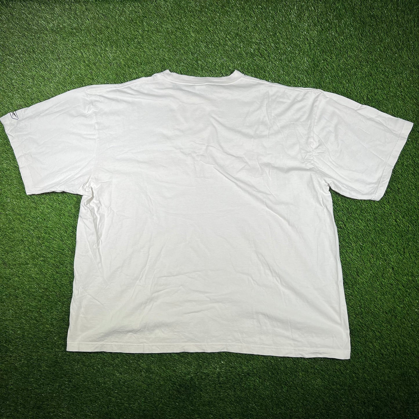 2010s Vikings Football White Tee Size 3XL USED v16981
