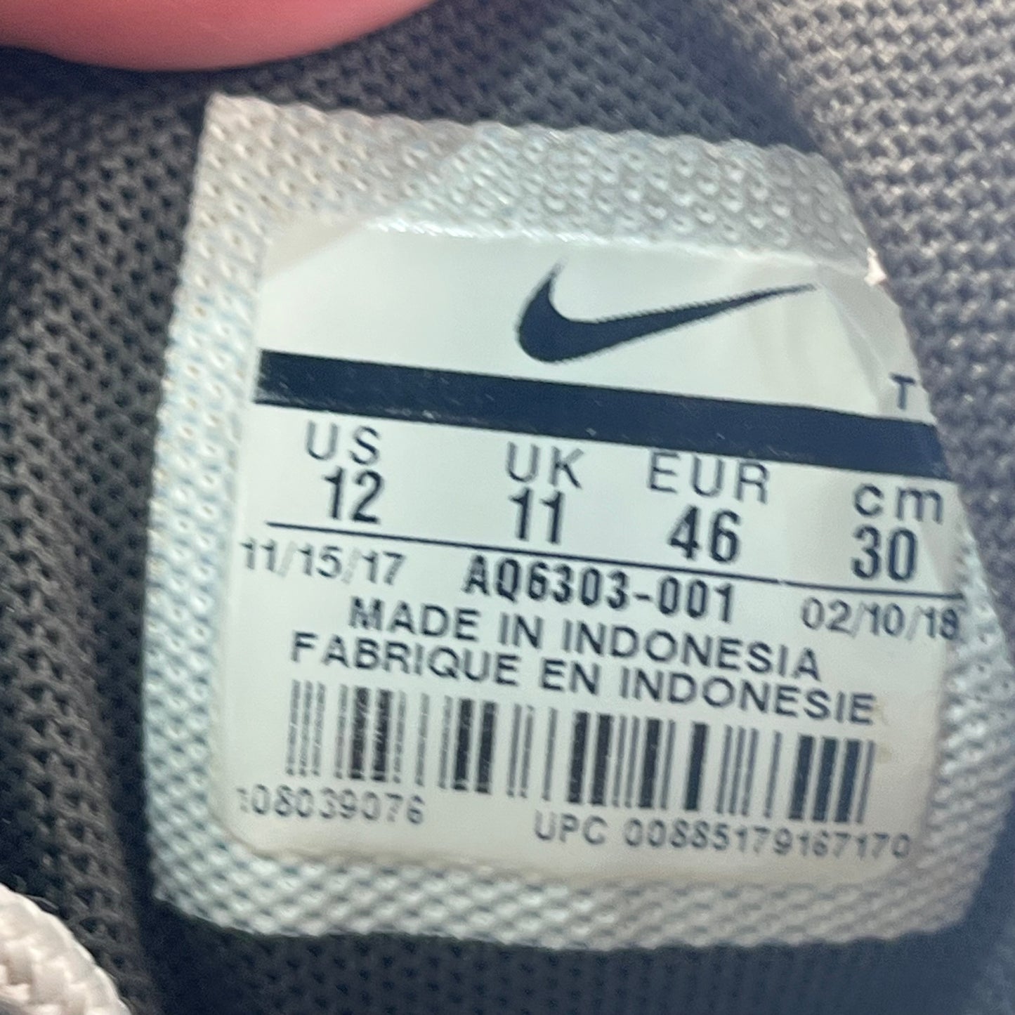 Nike Air Max 95 Camo Sunset (2018) Size 12 USED s22459