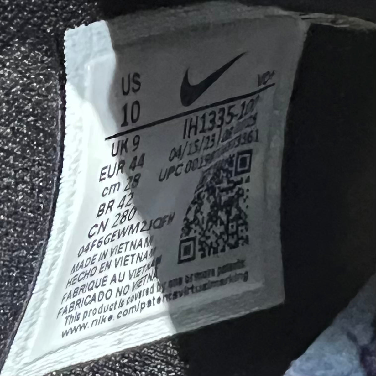 Nike Book 1 What The Book (2025) Size 10 USED s23574