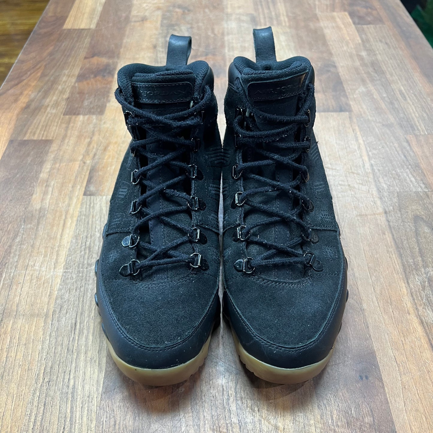 Jordan 9 Boot NRG Black Light Gum Size 9 USED s16968