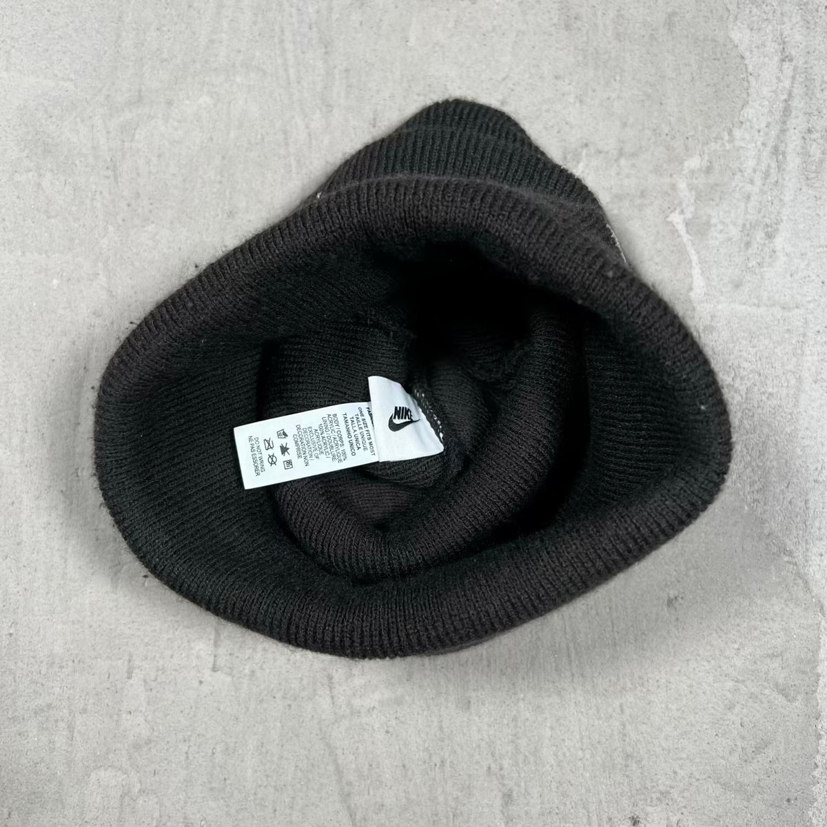 Stussy Nike Black Beanie USED x18444