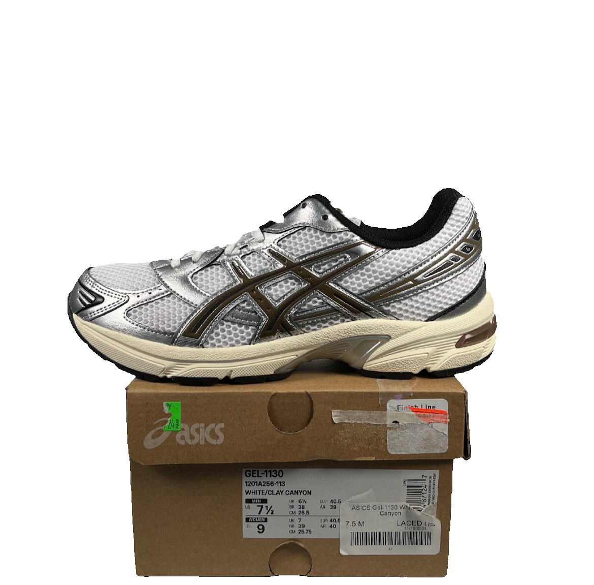Asics Gel-1130 White Clay Canyon (2023) Size 7.5 NEW s18933