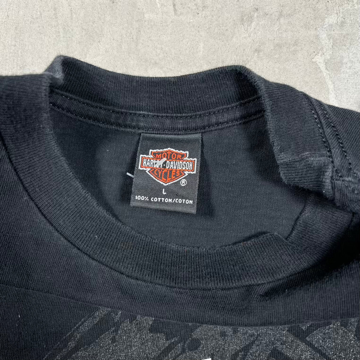 2001 Harley Davidson "Shut Up and Ride" Black Tee Size Large USED v20421