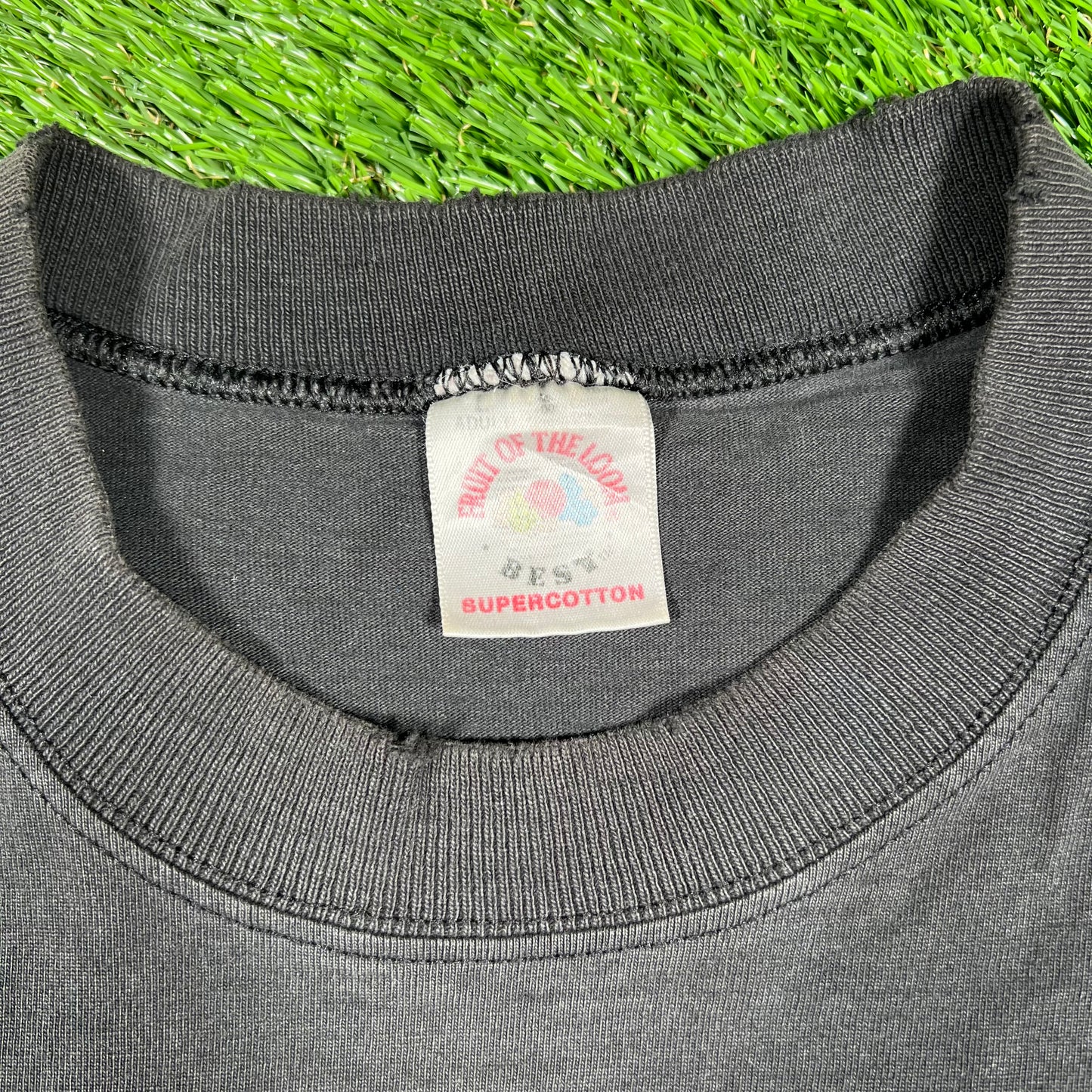 1990s Atari T Mek Promo Black Tee Size Large USED v16789