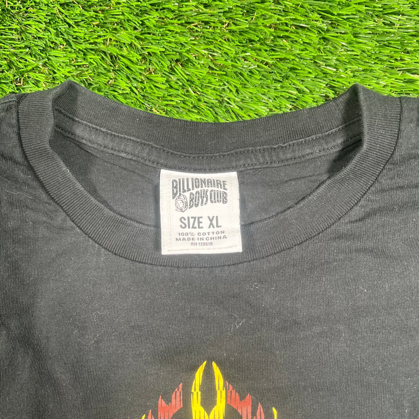 Billionaire Boys Club Glass Bird Black Tee Size XL USED v18260