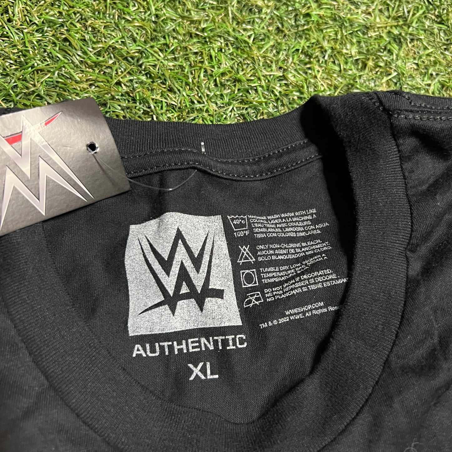WWE Stone Cold What? Raising Hell Black Tee Size XL NEW v16380