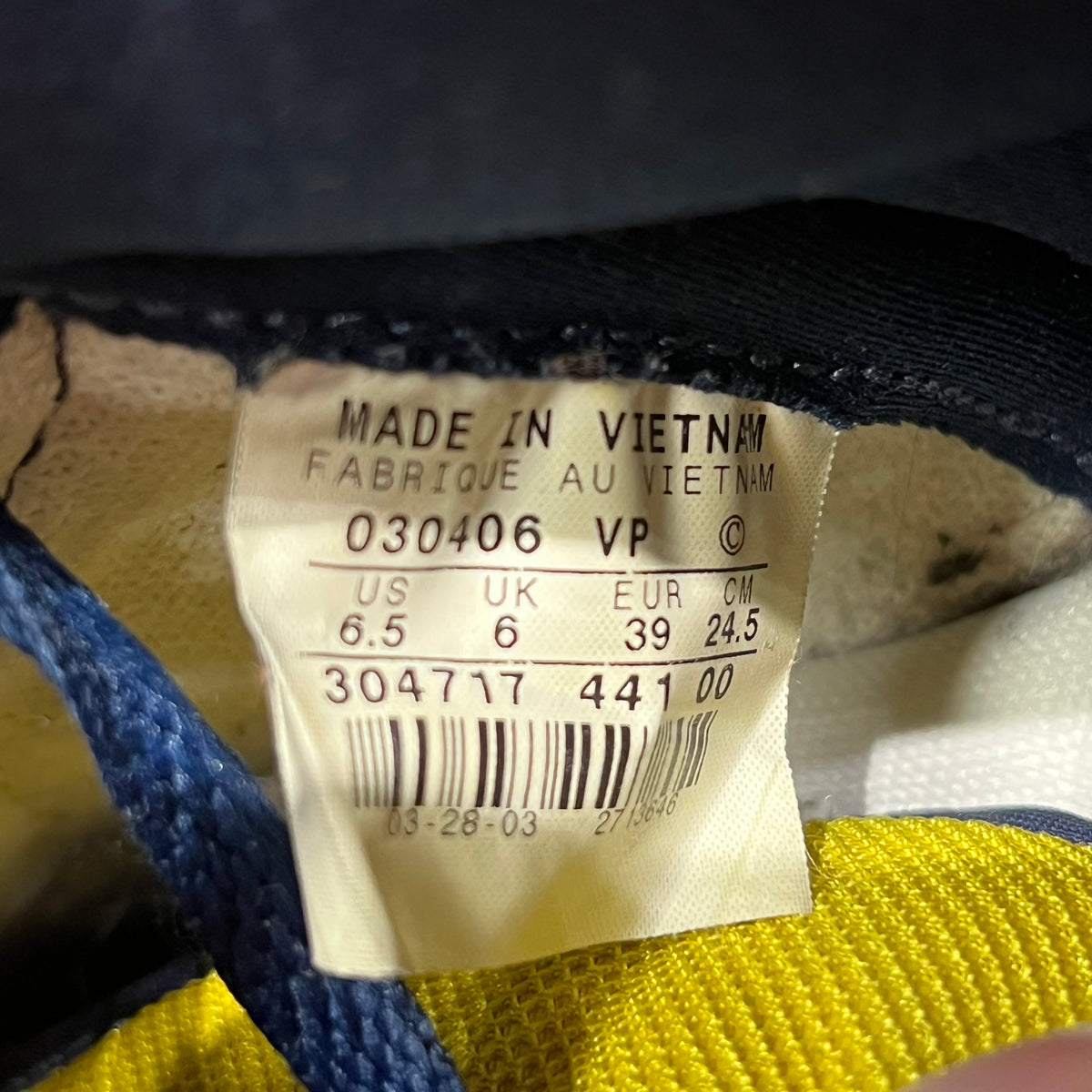 Nike Dunk Michigan 2003 Size 6.5 USED s3191