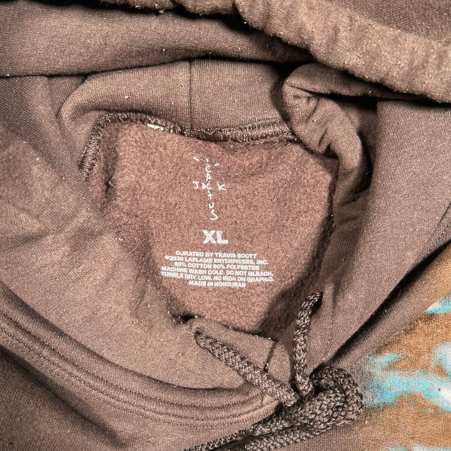 Travis Scott Cactus Trails Brown Hoodie Size XL USED x16342
