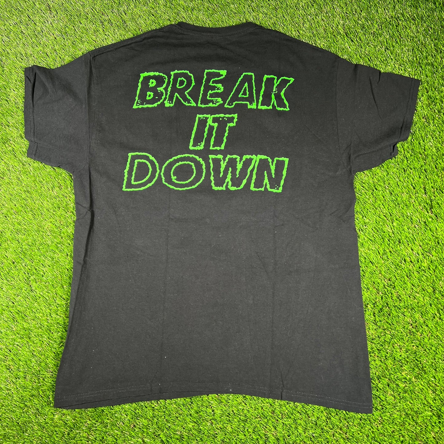 D-Generation X "Break it Down" Black Tee Size Large USED v16762