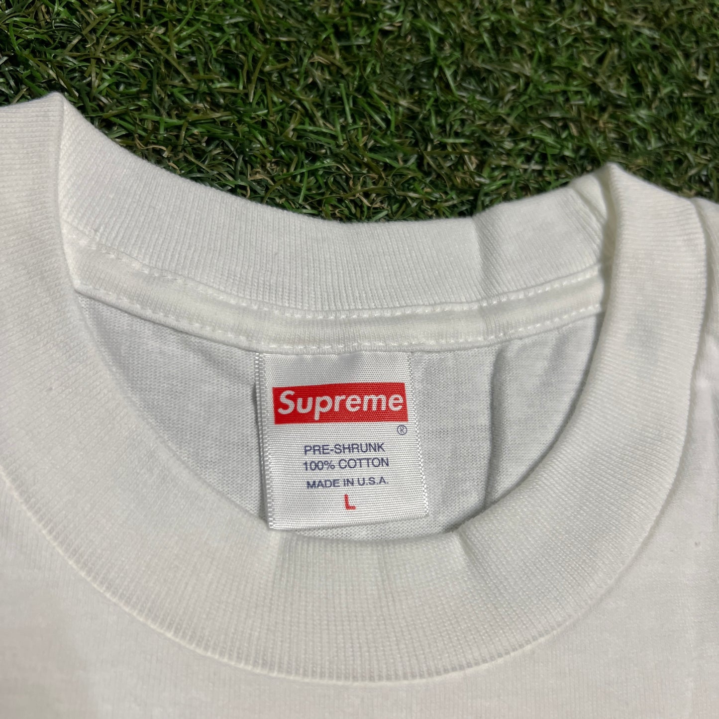 Supreme White Rocker Tee Size Large NEW x13881