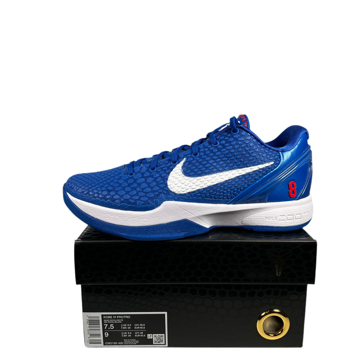 Nike Kobe 6 Protro Dodgers (2025) Size 7.5 NEW S17591