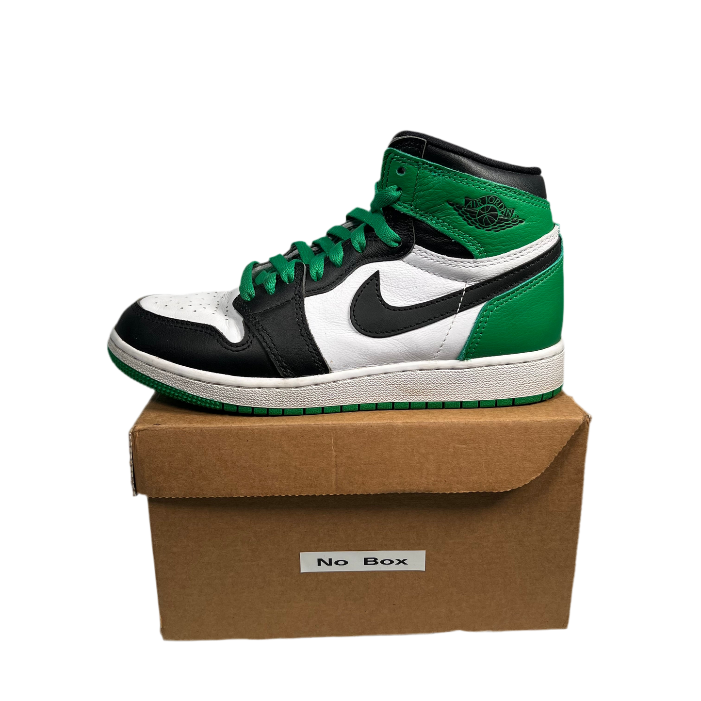 Jordan 1 High Lucky Green (2022) Size 4.5y USED s17697
