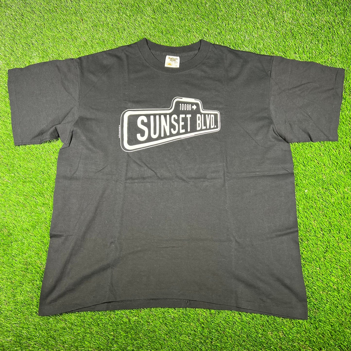 1992 Sunset Boulevard Musical Black Tee Size XL USED v16858