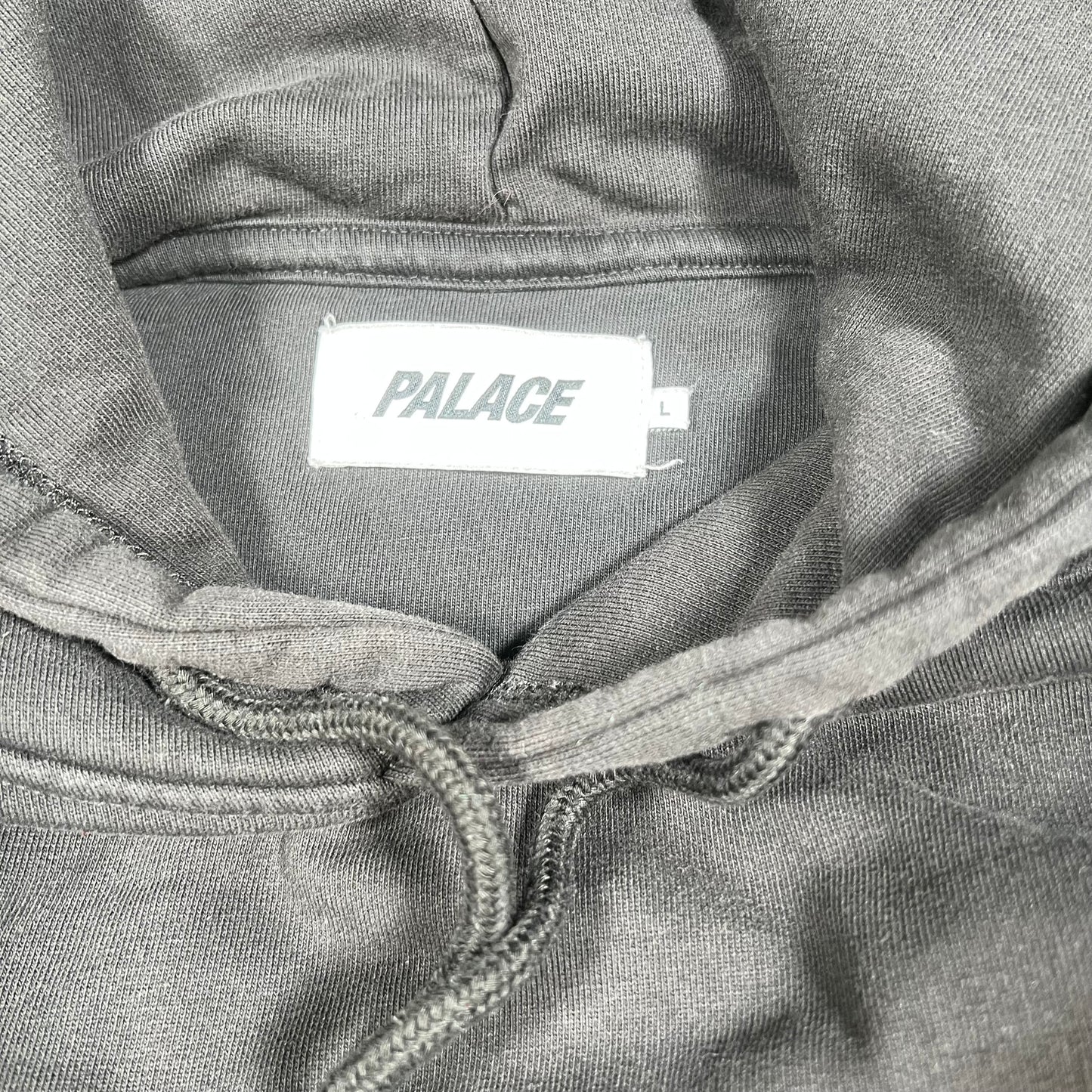 Palace London Black Hoodie Size Large USED x14304