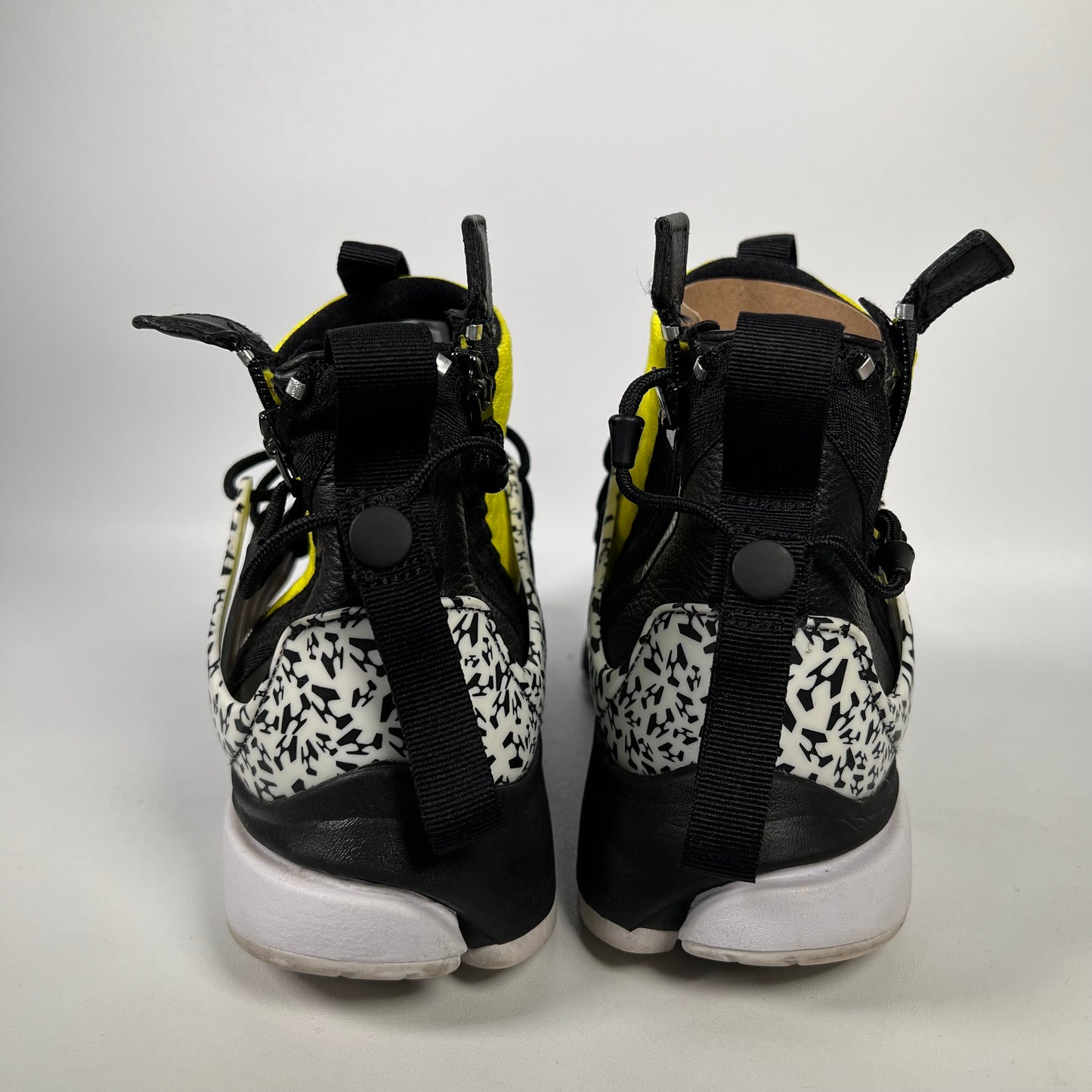 Nike Air Presto Mid Acronym Dynamic Yellow (2018) Size 8 USED s18641
