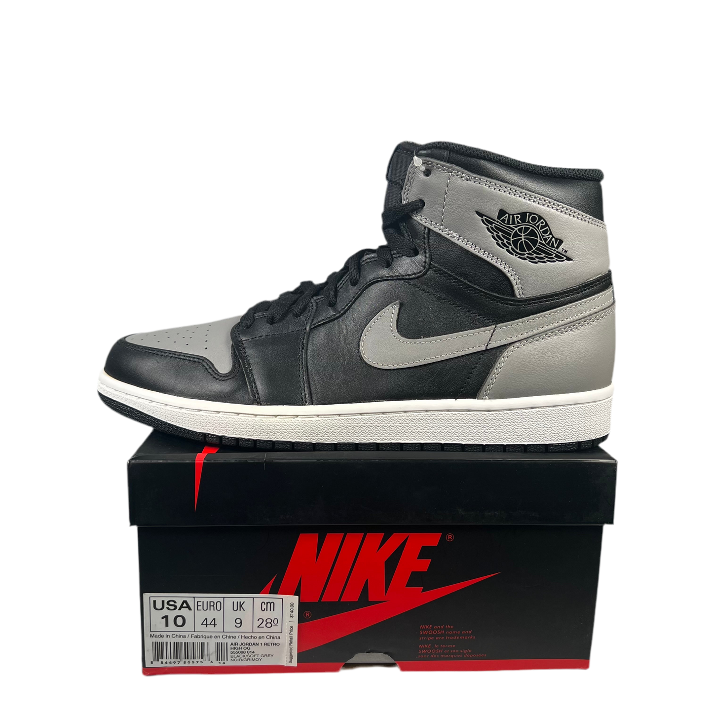 Jordan 1 Shadow (2013) Size 10 NEW s18273